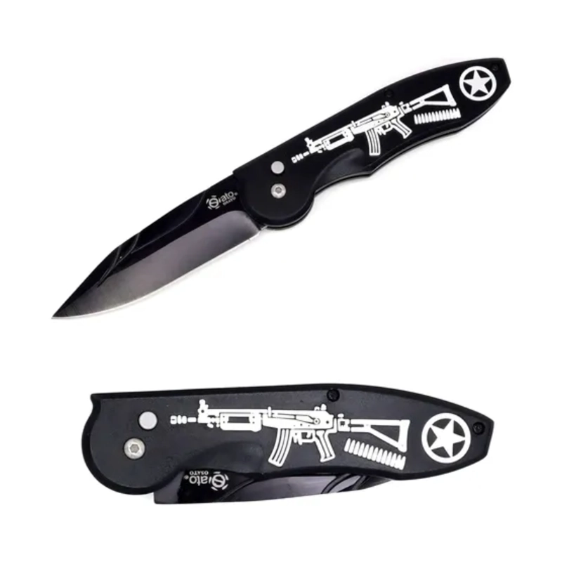 NAVAJA HALO AK PLEGABLE NEGRO RIFLE EDC - 5