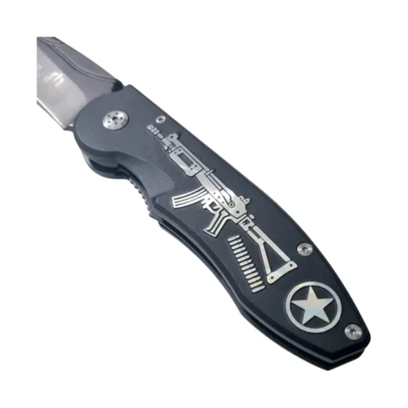 NAVAJA HALO AK PLEGABLE NEGRO RIFLE EDC - 7