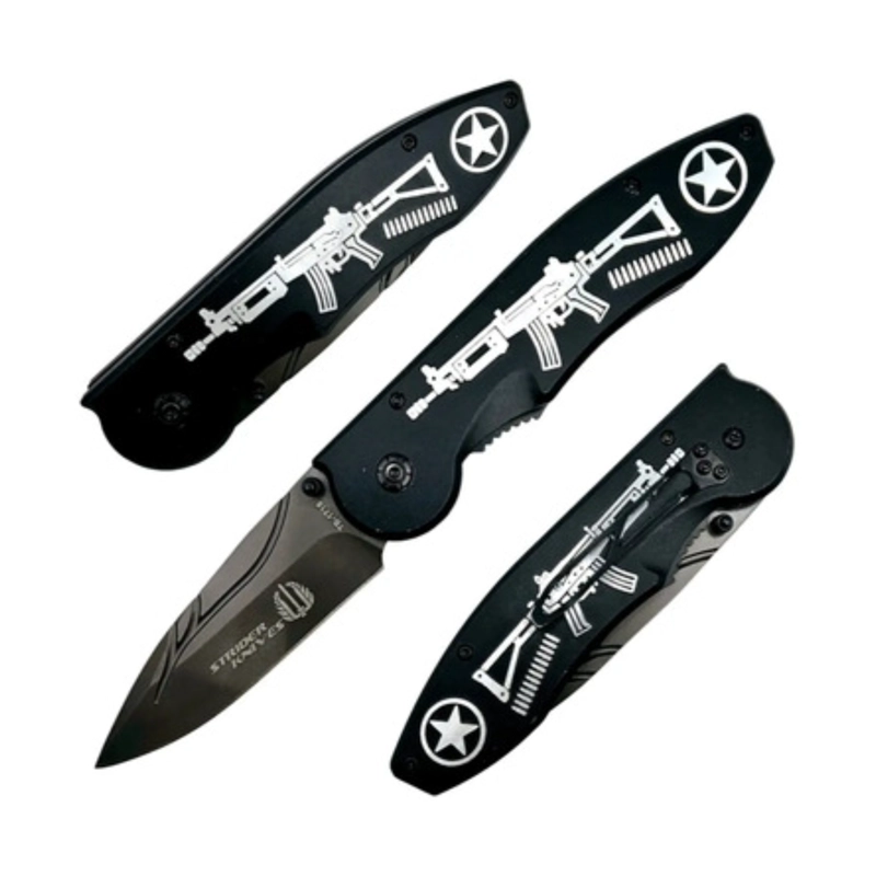 NAVAJA HALO AK PLEGABLE NEGRO RIFLE EDC - 8