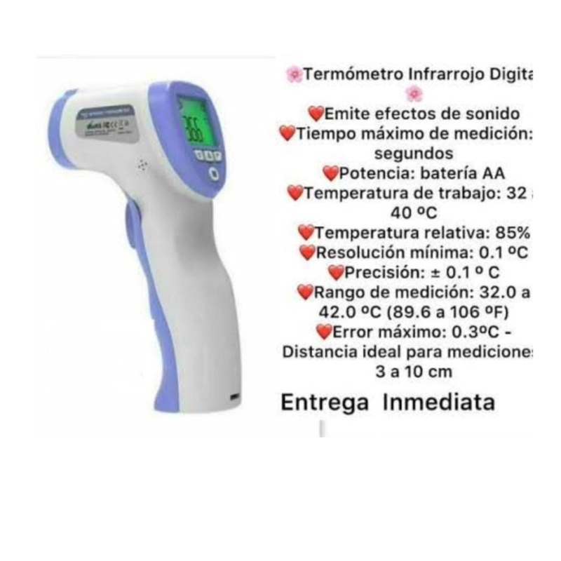 TERMOMETRO INFRARROJO SIN CONTACTO TERMOMETRO - 9