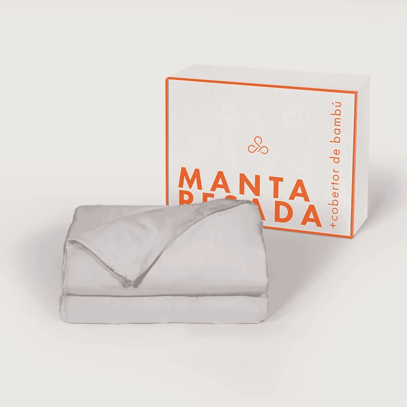 MANTA PESADA PREMIUM + COBERTOR BAMBU KING/SUPER KING 11 KG ANTIESTRES - 1