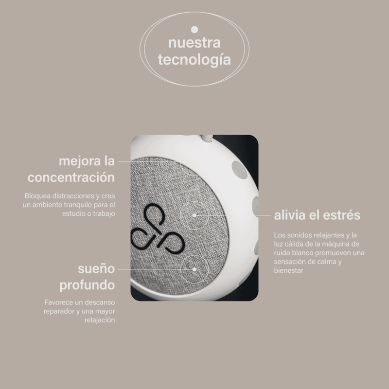 MÁQUINA HYPNOS RUIDO SNOOZE BLANCO - 2
