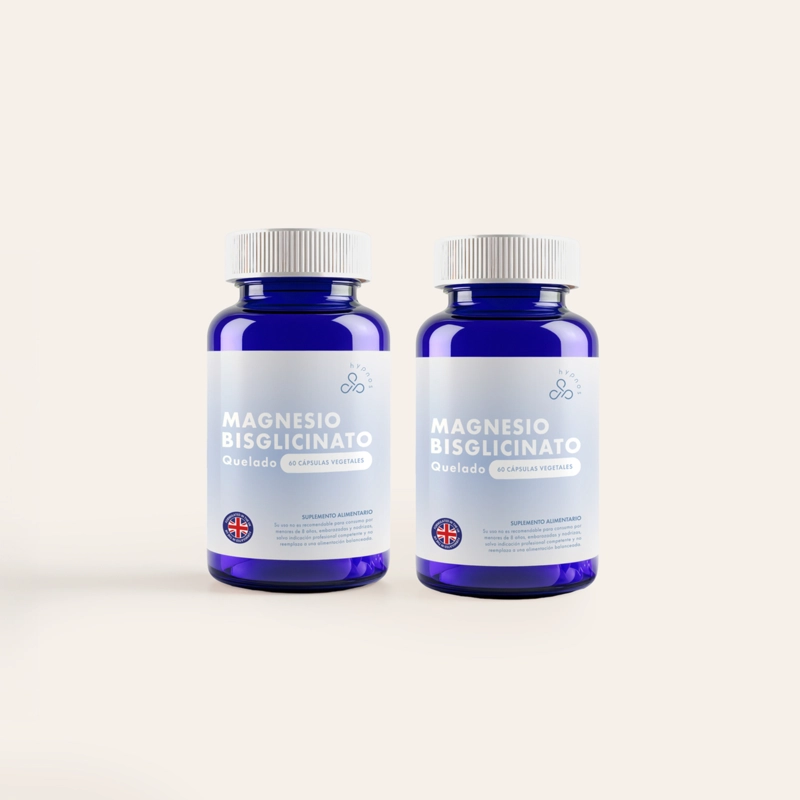 PACK X2 MAGNESIO BISGLICINATO QUELADO PLEIN BY HYPNOS - 1