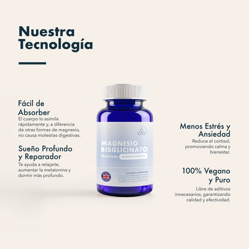 PACK X2 MAGNESIO BISGLICINATO QUELADO PLEIN BY HYPNOS - 2