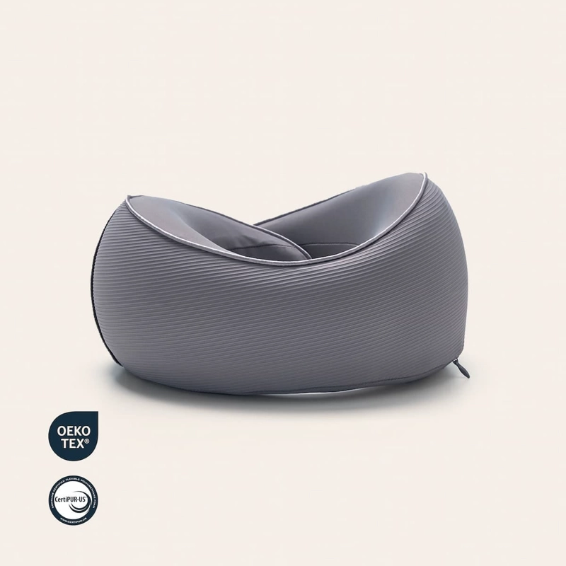 COJIN DE CUELLO ALMOHADA VIAJE PREMIUM SOPORTE 360 ESPUMA VISCOELASTICA - 6
