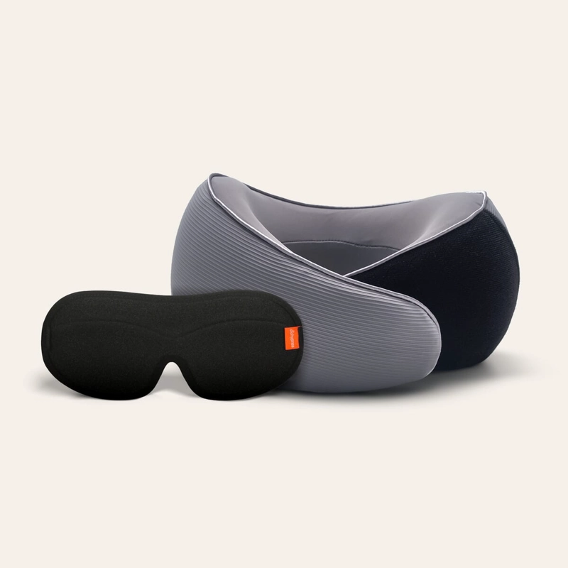 PACK VIAJERO | ANTIFAZ NEGRO + ALMOHADA DE VIAJE | HYPNOS - 1
