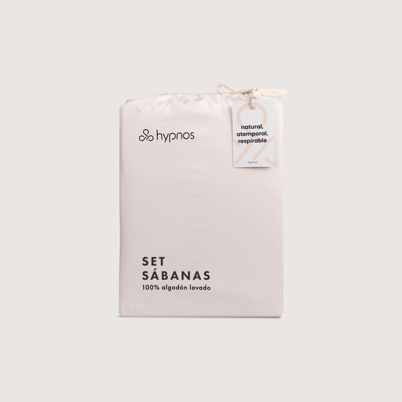 SET SABANAS ALGODON LAVADO PREMIUM 300 HILOS ULTRA SUAVES Y LISAS - 6