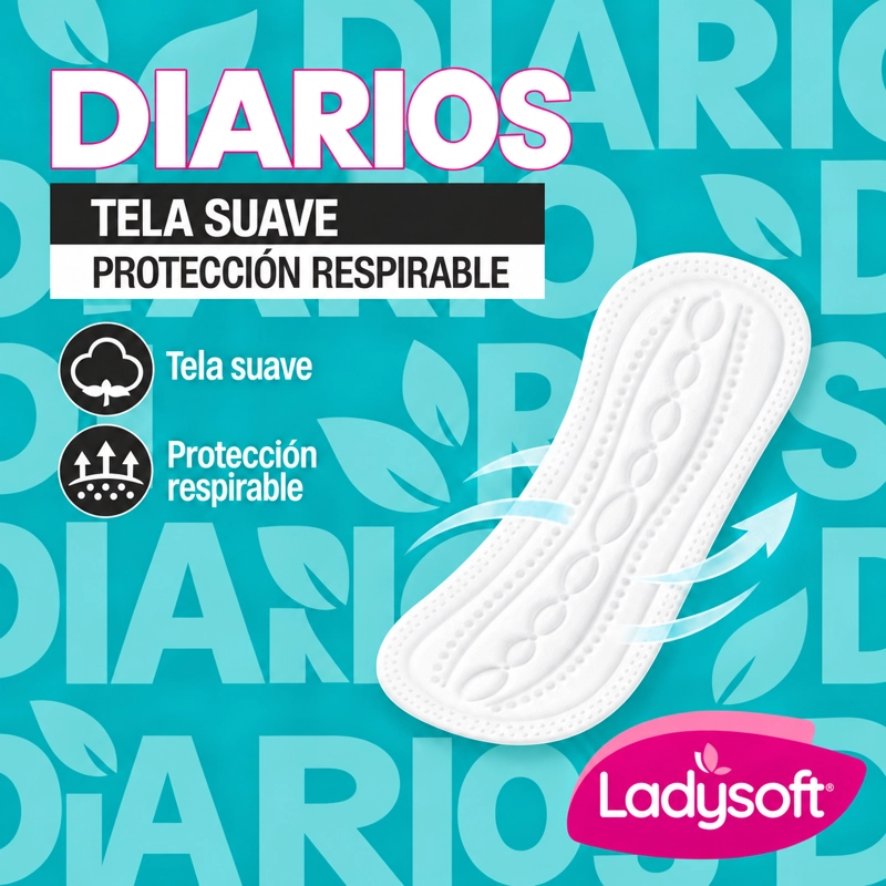 PROTECTOR DIARIO LADYSOFT CLASICOS TELA SUAVE 100 UN - 5