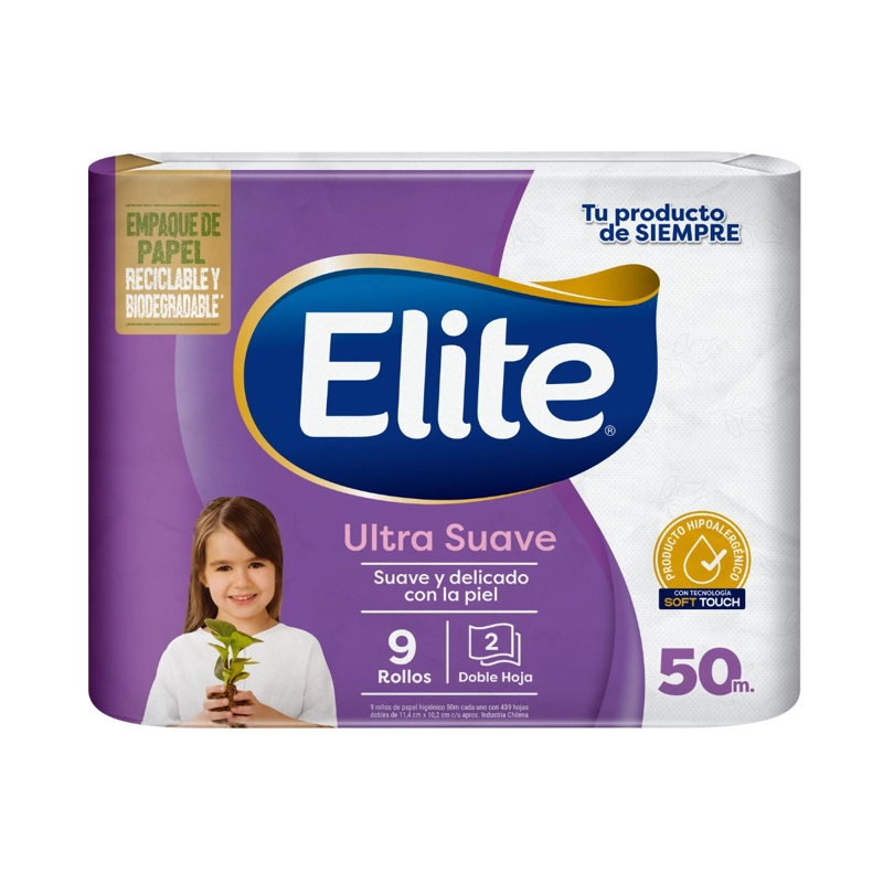 PAPEL HIGIE NICO ELITE ULTRA 9 UN 50 MT - 2
