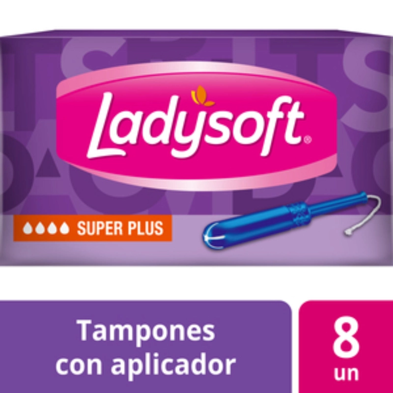 TAMPONES LADYSOFT ABSORCION SUPER PLUS 8UN - 1