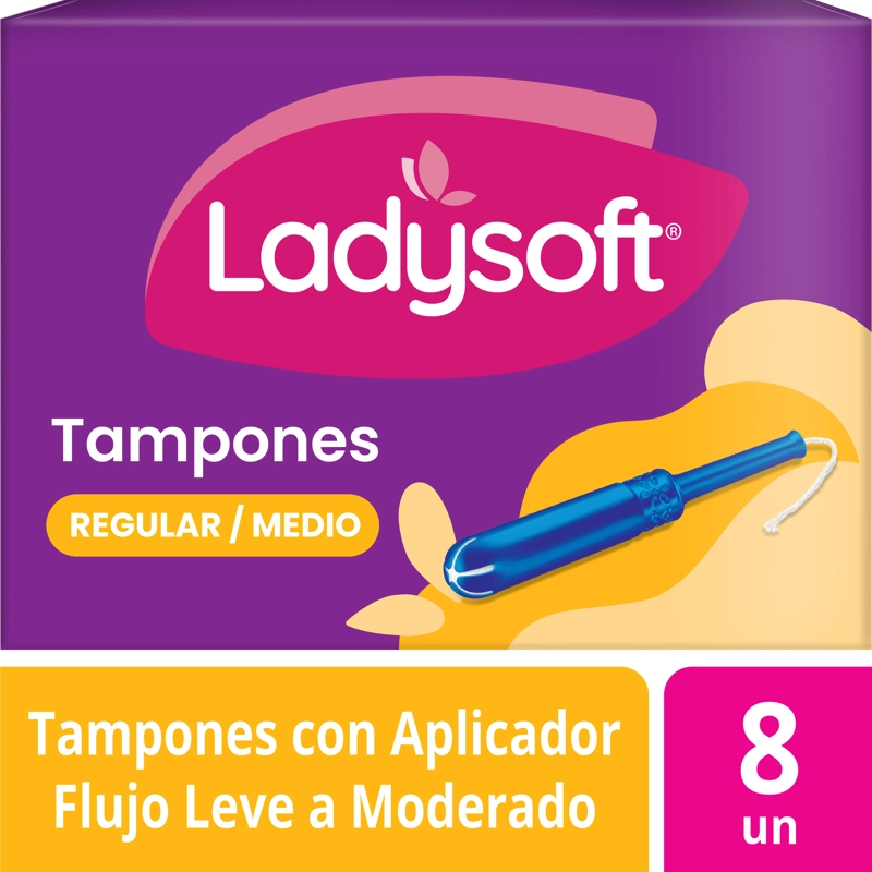 TAMPONES LADYSOFT ABSORCION REGULAR 8UN - 1