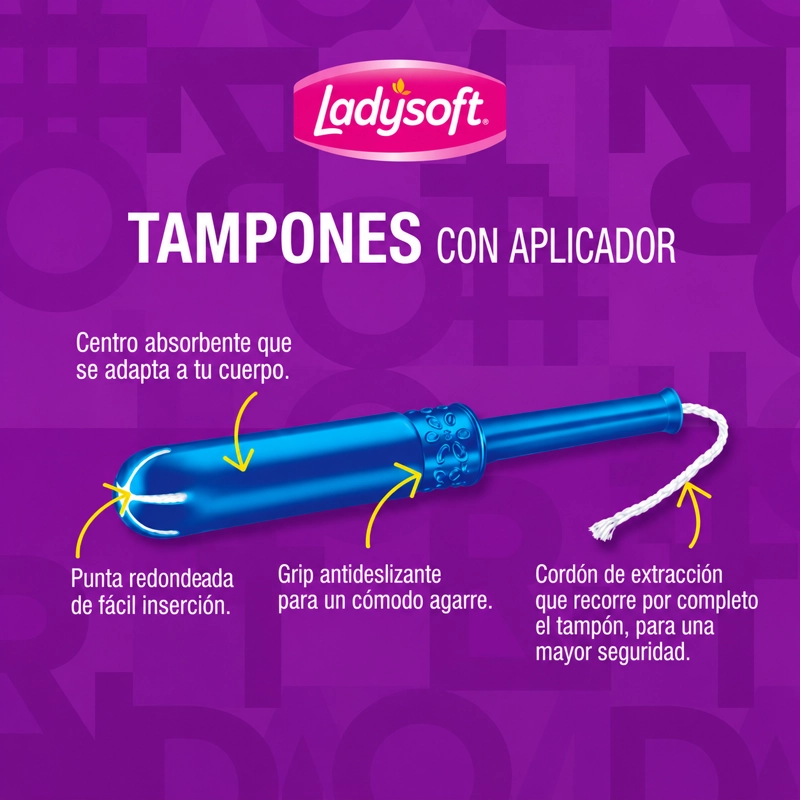 TAMPONES LADYSOFT ABSORCION REGULAR 8UN - 4