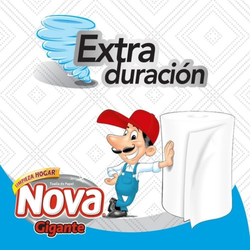 TOALLA DE PAPEL NOVA GIGANTE 1 UN 100 MT - 4