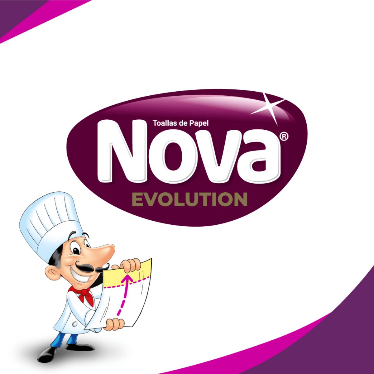 TOALLA DE PAPEL NOVA EVOLUTION ABSORB ROLLO 3 UN 14 MT - 5