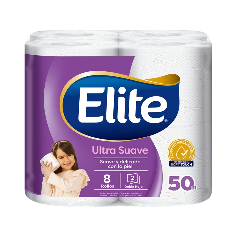 PAPEL HIGIE NICO ELITE ULTRA 8 UN 50 MT - 2