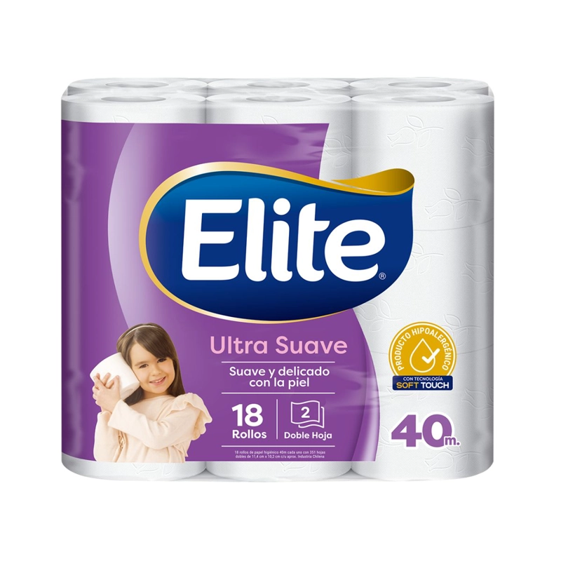 PAPEL HIGIE NICO ELITE ULTRA 18 UN X 40 MT - 2