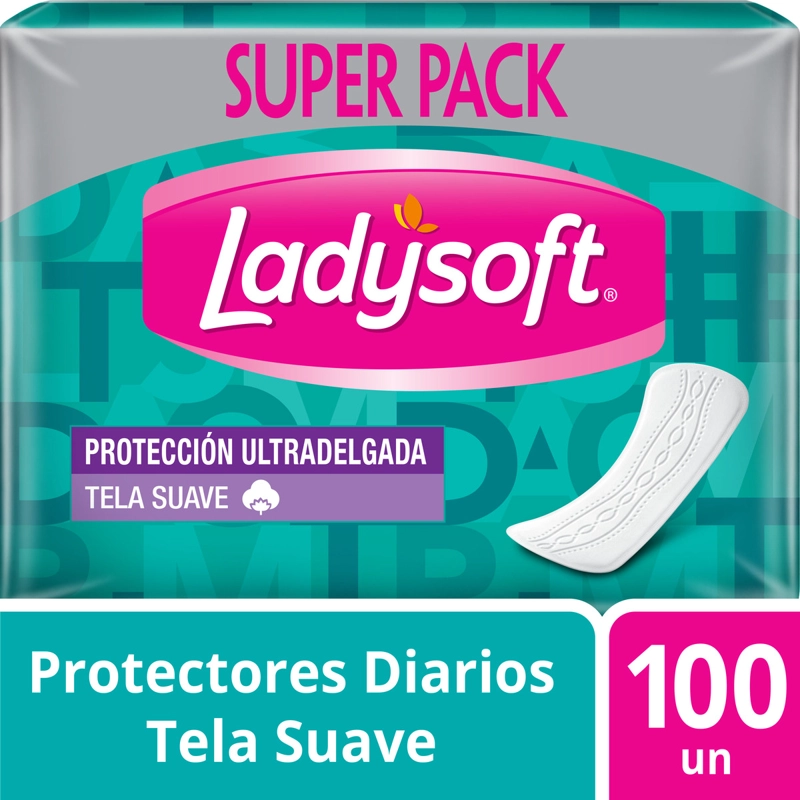 PROTECTOR DIARIO LADYSOFT ULTRADELGADA TELA SUAVE 100 UN - 1