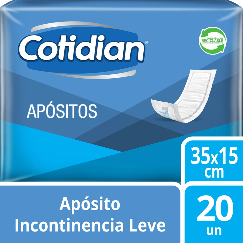 APOSITO COTIDIAN NORMAL INCONTINENCIA LEVE 20 UN - 1