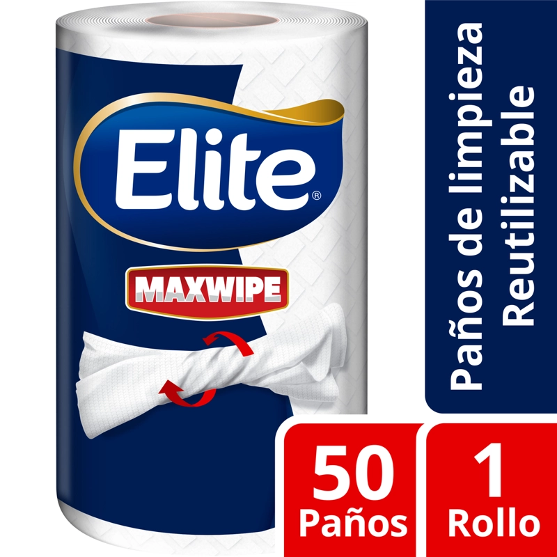 TOALLA DE PAPEL ELITE MAXWIPES 1 UN 11,44  MT - 1