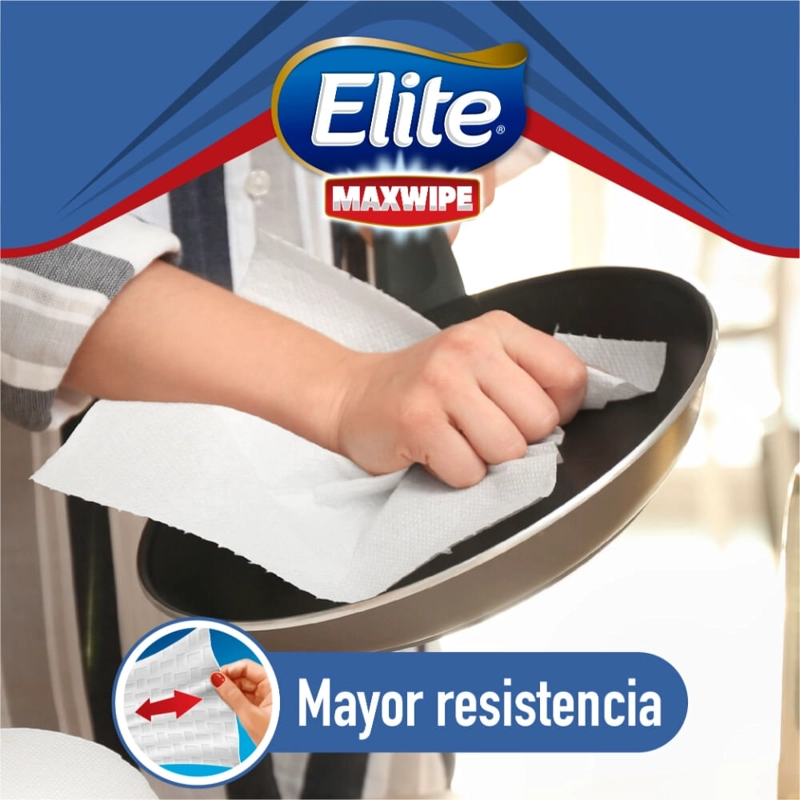 TOALLA DE PAPEL ELITE MAXWIPES 1 UN 11,44  MT - 4
