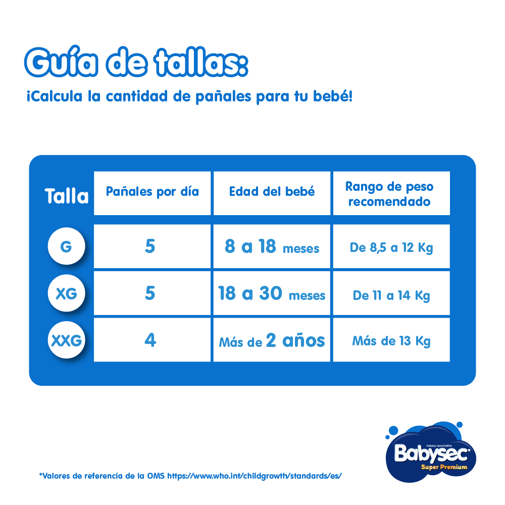 3 PAQUETES PANTS BABYSEC SUPER PREMIUM 156 UN TALLA XG - 3