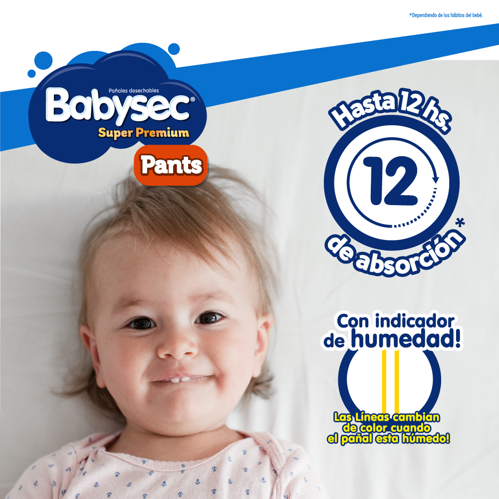 3 PAQUETES PANTS BABYSEC SUPER PREMIUM 156 UN TALLA XG - 5