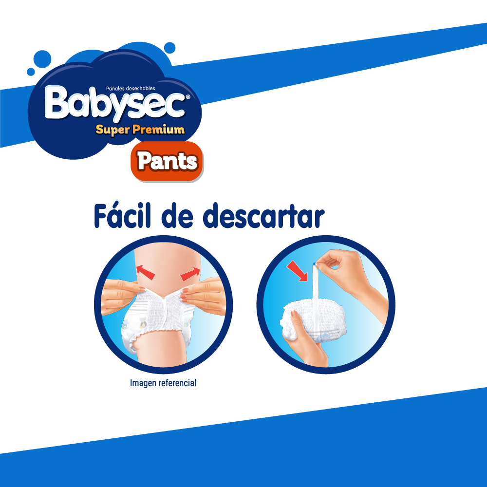 3 PAQUETES PANTS BABYSEC SUPER PREMIUM 156 UN TALLA XG - 7