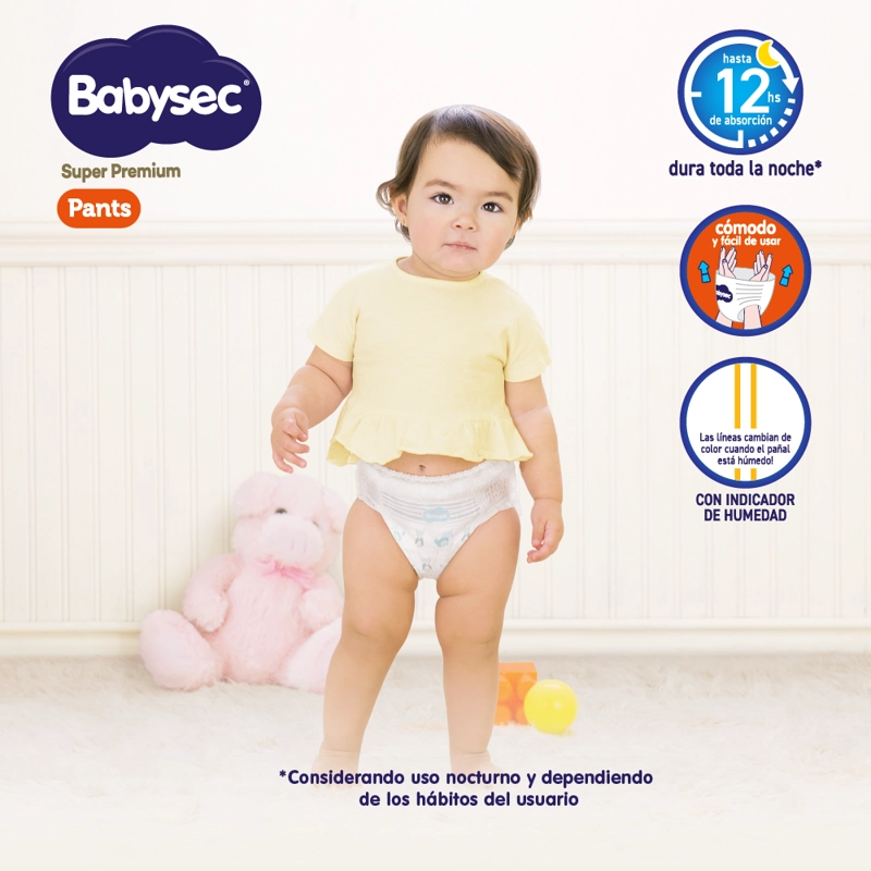 PAÑALES BABYSEC SUPER PREMIUM PANTS 64 UND G - 3