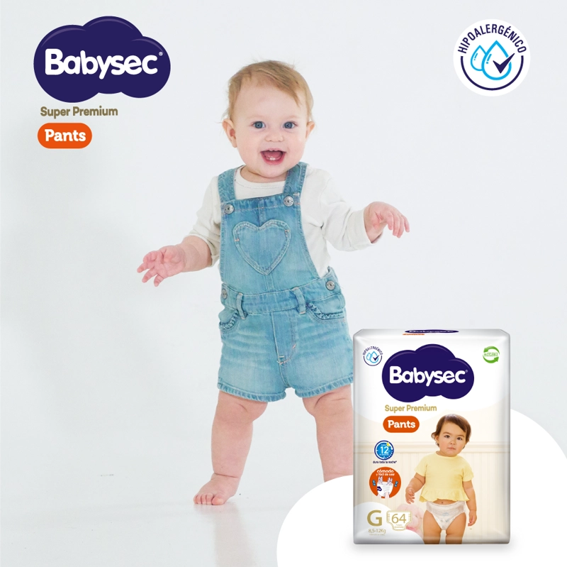 PAÑALES BABYSEC SUPER PREMIUM PANTS 64 UND G - 5