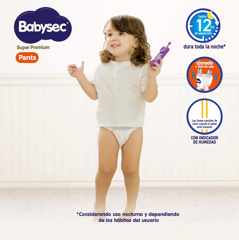 PAÑALES BABYSEC SUPER PREMIUM PANTS 48 UND XXG - 3