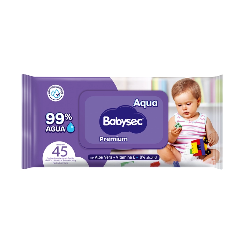 TOALLITAS HUMEDAS BABYSEC PREMIUM 45 UN - 2