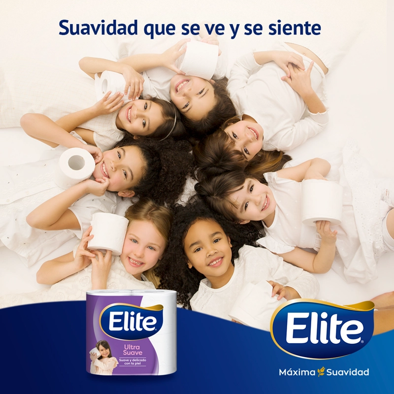 PAPEL HIGIE NICO ELITE DOBLE HOJA ULTRA 4 UN 50 MT - 4