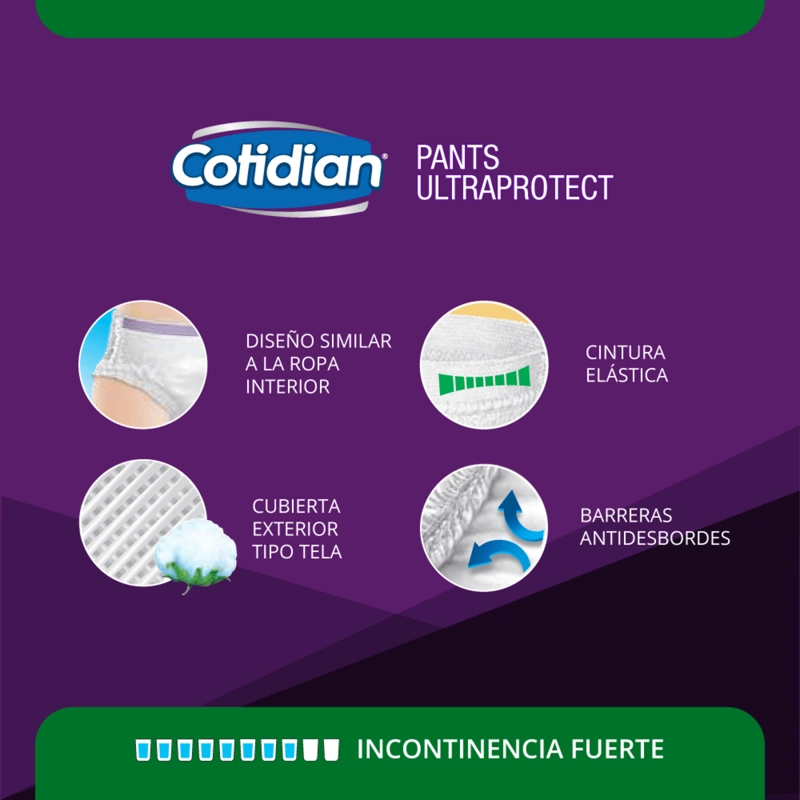 PANTS COTIDIAN ULTRA PROTECT G/XG X30 UN - 3