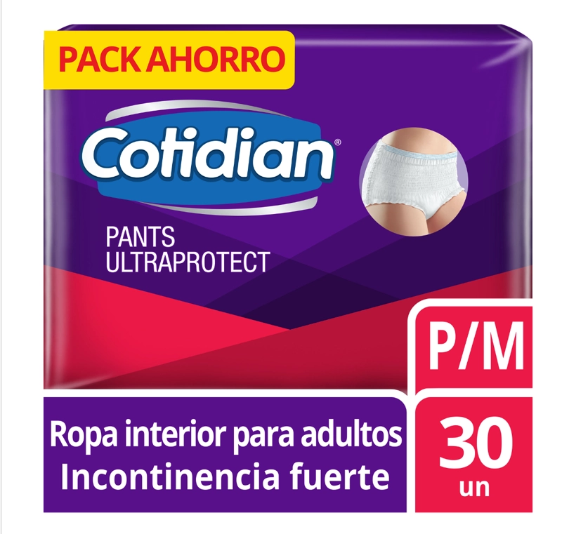 PANTS COTIDIAN ULTRA PROTECT P/M X30 UN - 1