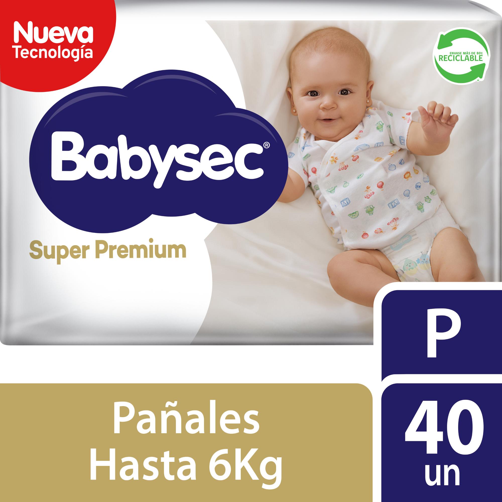 PAÑALES DE BEBE  BABYSEC SUPER PREMIUM CUIDADO TOTAL 40 UN P - 1