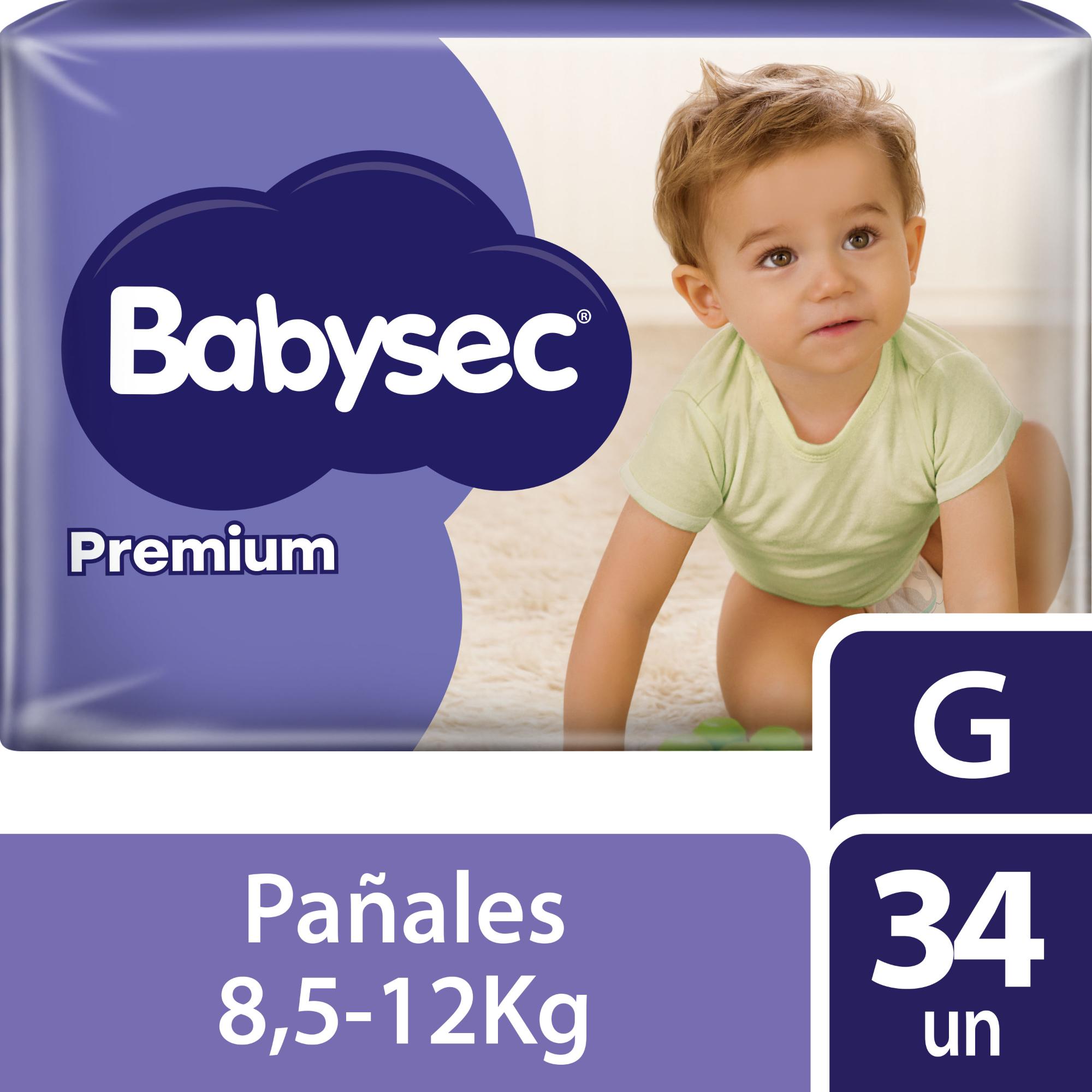 PAÑALES DE BEBE  BABYSEC PREMIUM TALLA G X34 - 1