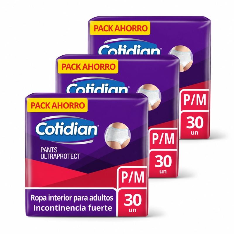 PACK 3 PANTS COTIDIAN ULTRA PROTECT P/M X30 UN - 2