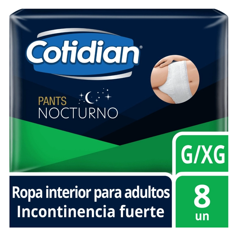 PACK 2 PANTS NOCTURNOS COTIDIAN INCONTINENCIA FUERTE 8 UN G/XG - 3