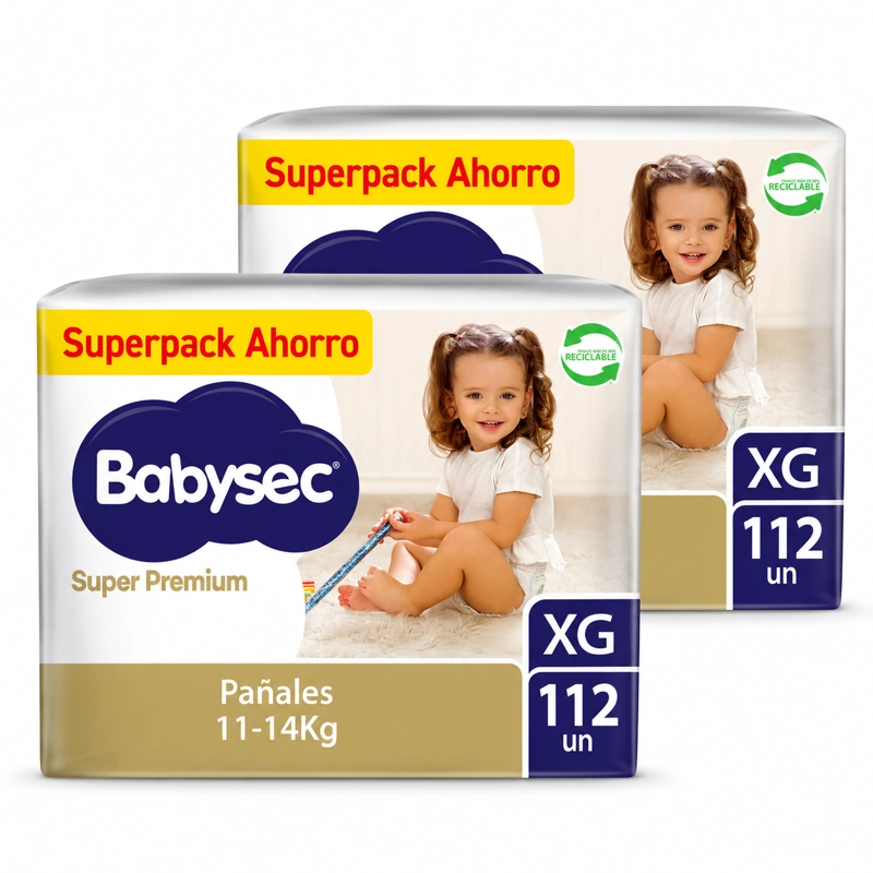 PACK 2 PAÑAL BABYSEC SUPER PREMIUM XGX112 - 2