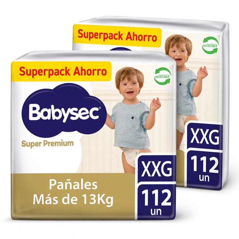 PACK 2 PAÑAL BABYSEC SUPER PREMIUM XXGX112 - 2