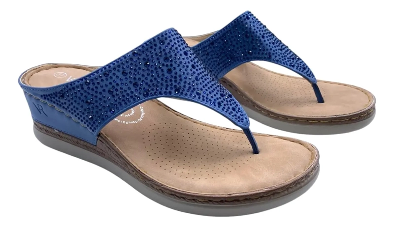 SANDALIA MUJER LEONI VIA ROSMINI AZUL - 5