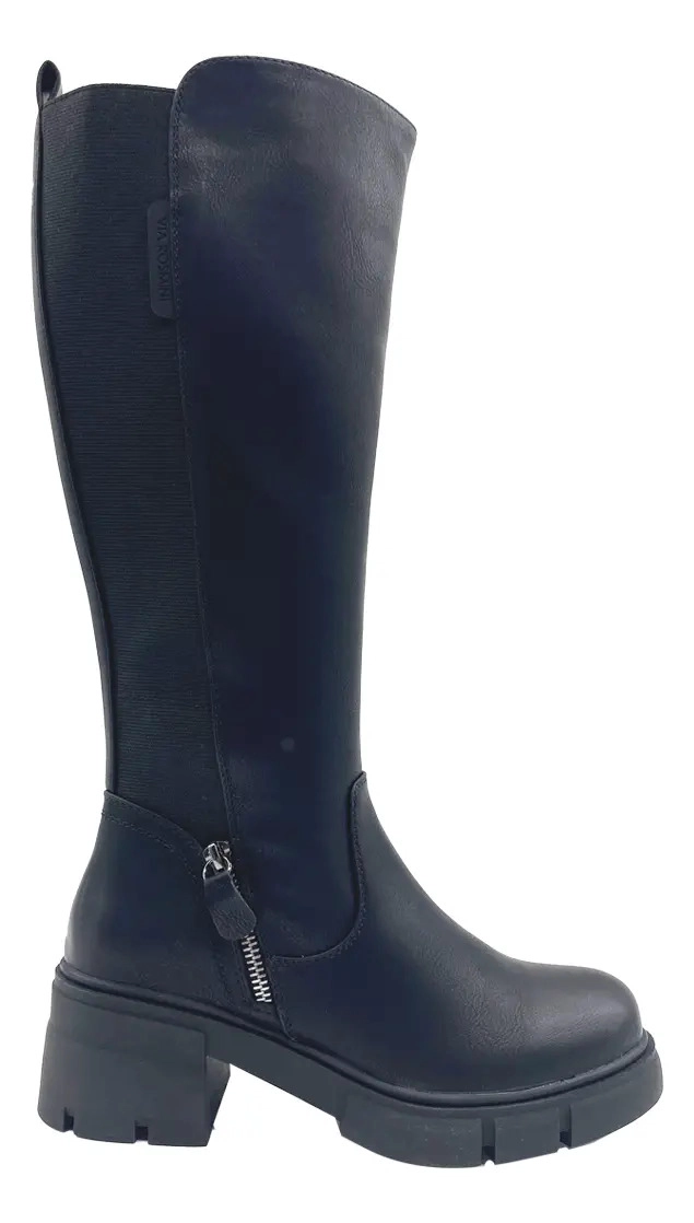 BOTA MUJER TIAMO NEGRO VIA ROSMINI - 1
