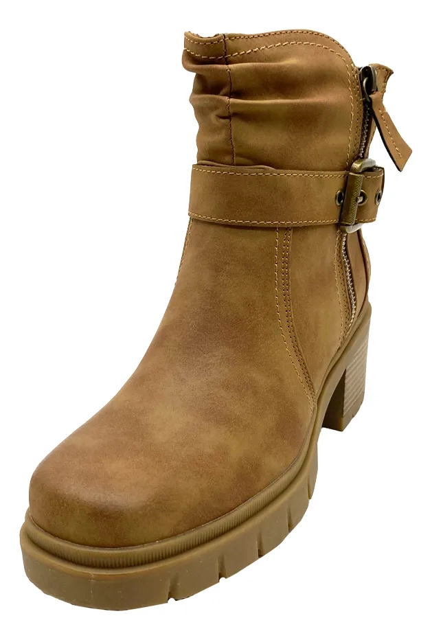 BOTIN MUJER RICAMA STEEM LAND TAN - 2