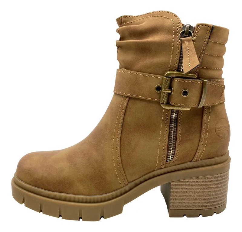 BOTIN MUJER RICAMA STEEM LAND TAN - 3