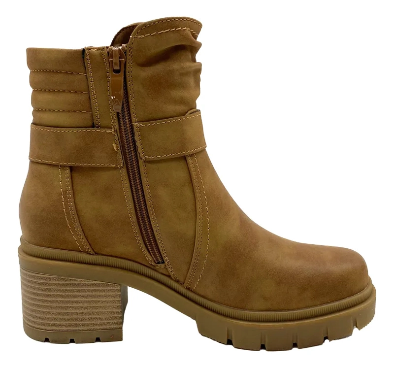 BOTIN MUJER RICAMA STEEM LAND TAN - 4