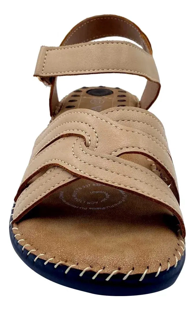 SANDALIA FERRARA BEIGE VIA ROSMINI MUJER - 3
