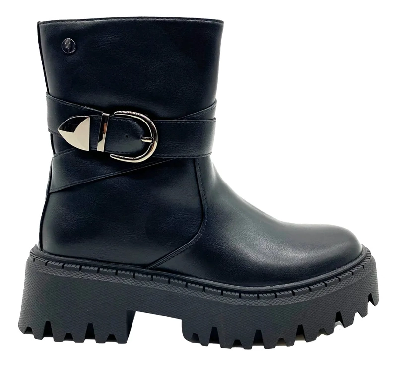 BOTIN NEGRO BELINDA MARIA PIA MUJER - 1