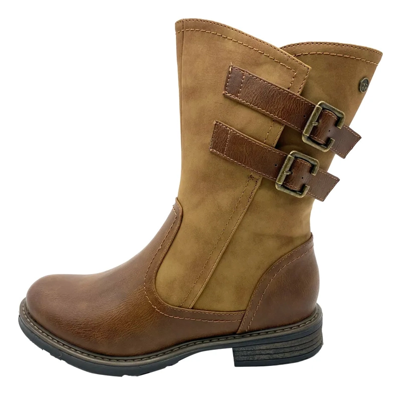 BOTIN CAMEL BREVI STEEM LAND MUJER - 3
