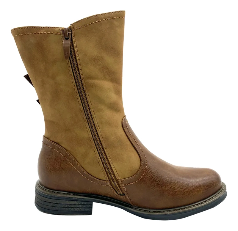 BOTIN CAMEL BREVI STEEM LAND MUJER - 4