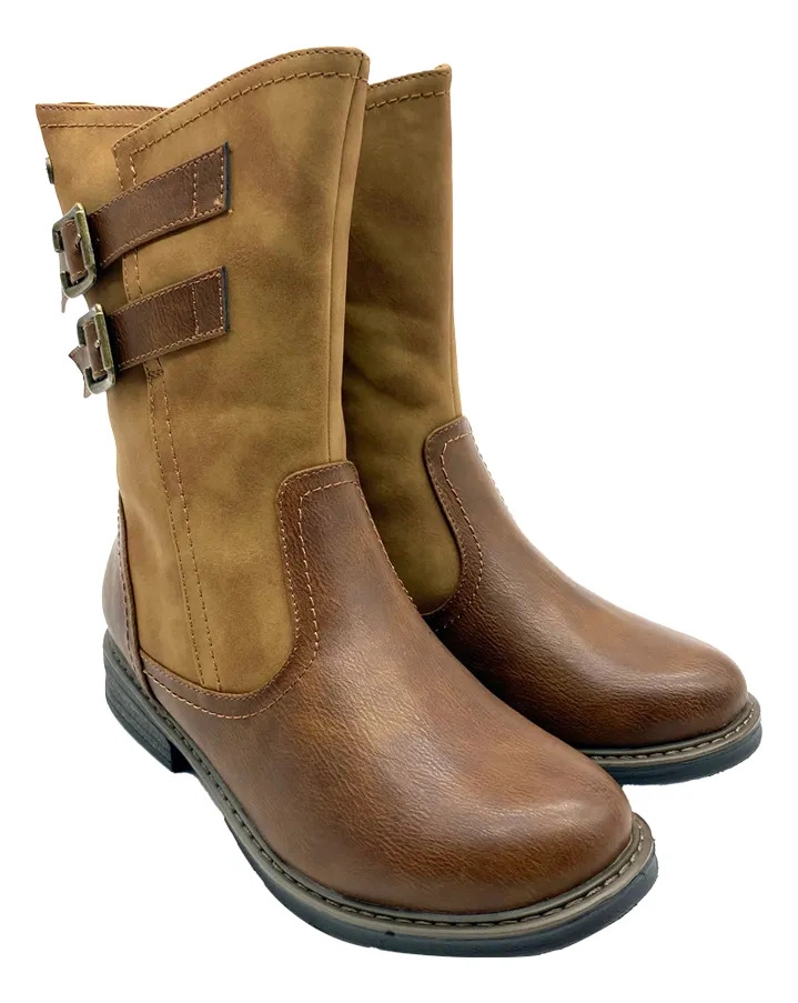 BOTIN CAMEL BREVI STEEM LAND MUJER - 7